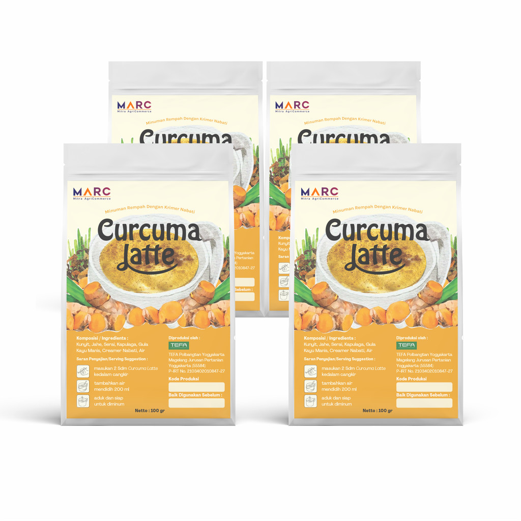 

Paket hemat 4 pcs Curcuma Latte