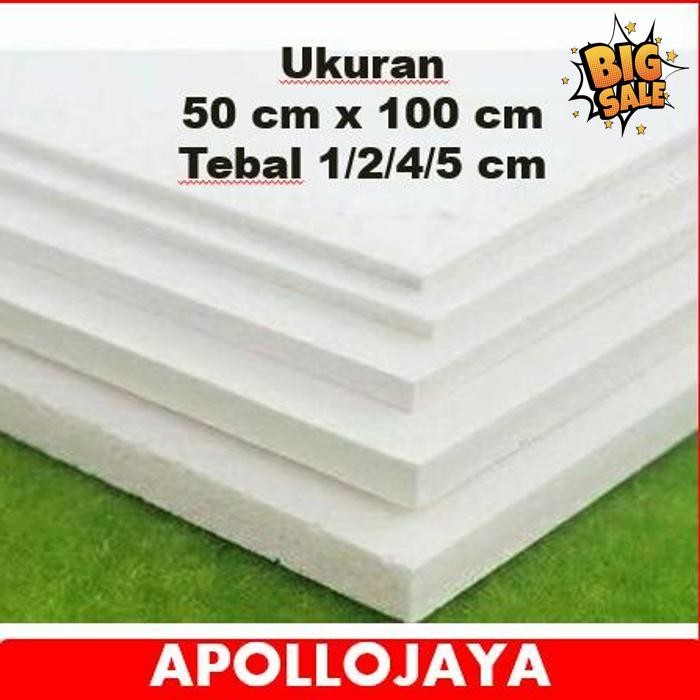 

Flash Sale Styrofoam Sterofoam Gabus 50 Cm X 100 Cm Harga Hemat