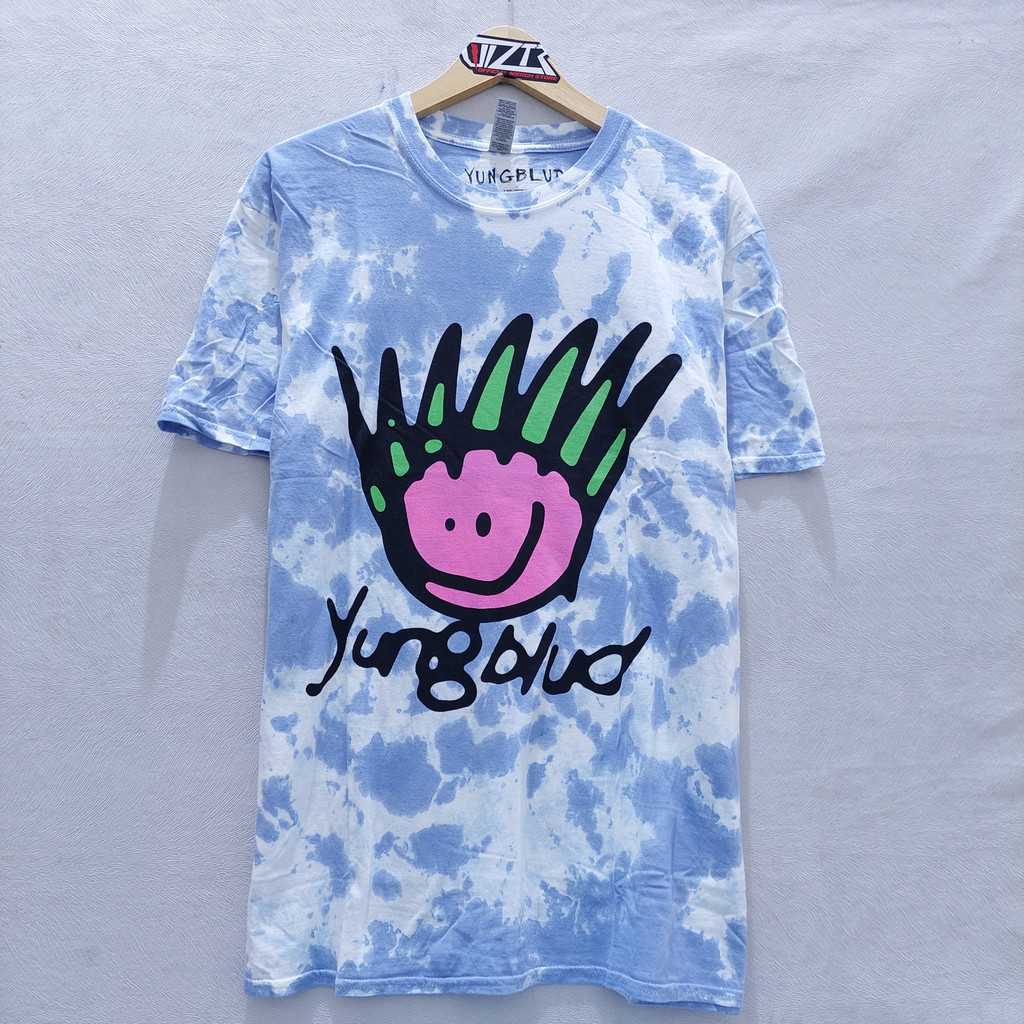 T Shirt Band Official YUNGBLUD - FACE TIE DYE