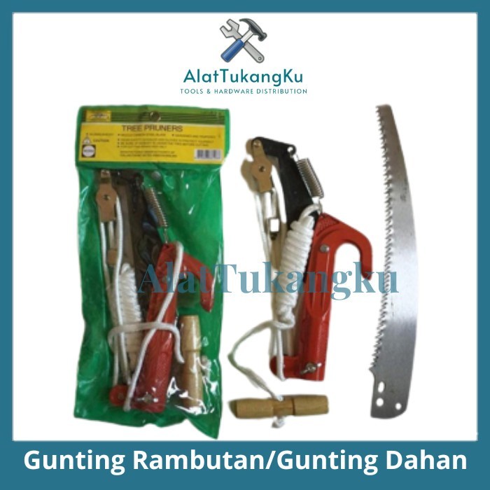 Terlaris Alat Potong Dahan / Gunting Rambutan / Gunting Gergaji Dahan Tinggi