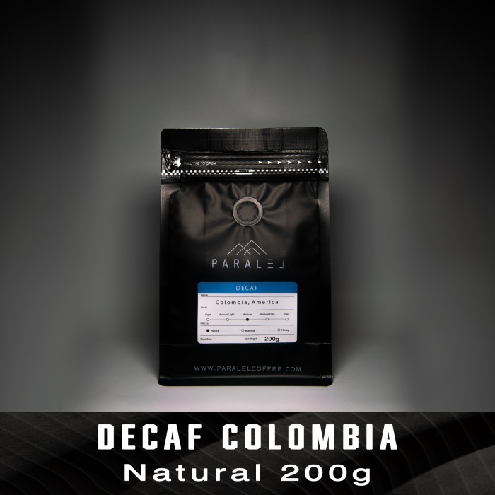 

Decaf Colombia Dekaf Single Origin Arabica 200G Biji Kopi Coffee Beans