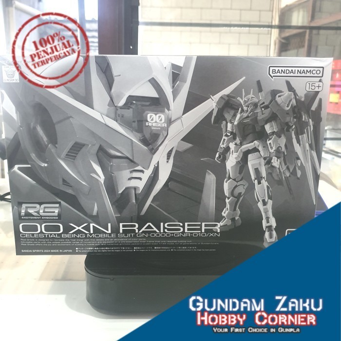 (Ready stock) RG OO XN RAISER GUNDAM PREMIUM BANDAI