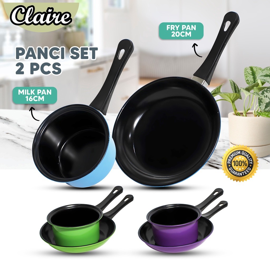 Panci Serbaguna Pnci1 Set Lengkap Promo Murah Peralatan Dapur Kukus Buat Masak Cookware Enamel Stain