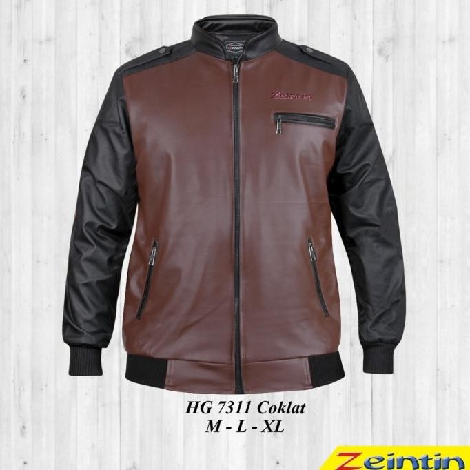 Jual | Baru Zeintin - Jaket Pria Zeintin Hg Bahan Sp ( Semi Kulit ) | Fashion Pria