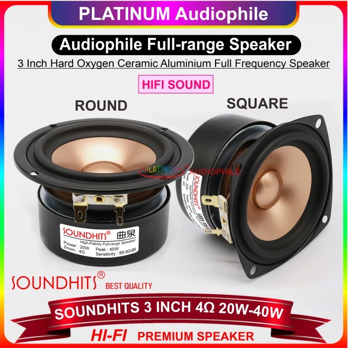 Speaker Full range 3 Inch Aluminium Cone premium speaker fullrange