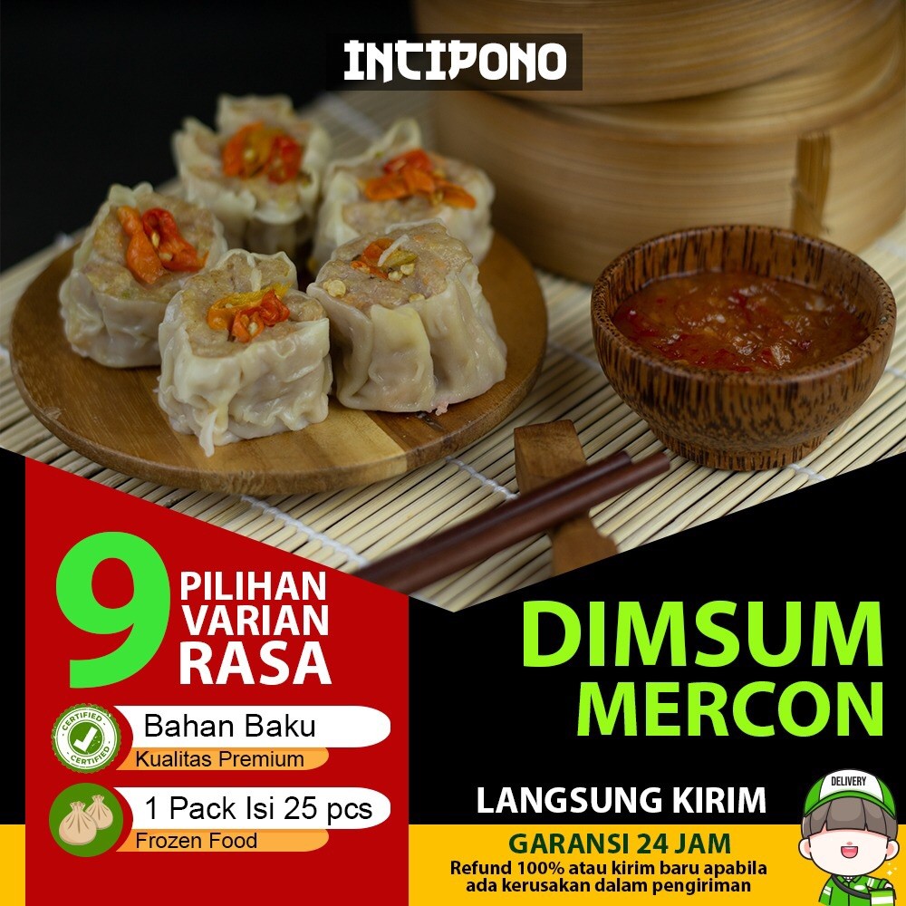 

Incipono Dimsum Siomay Mercon Frozen Food 1 Pack Isi 25 Pcs Halal Premium