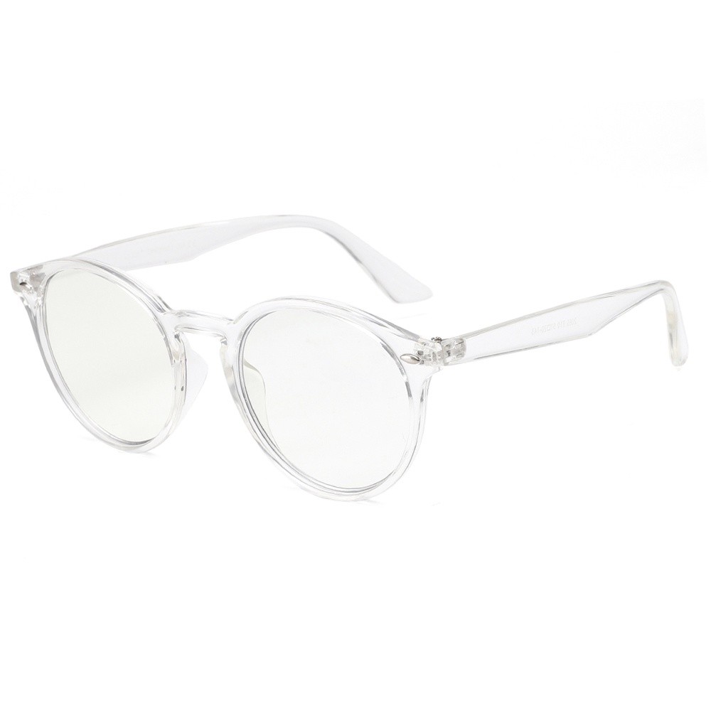 Kacamata Baca Komputer Anti Cahaya Biru Cyxus Lensa Bulat Transparan Unisex (+1.0-+3.0) 2065 |P2HrXA