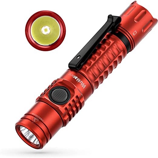 Senter Taktis Isi Ulang USB C Wurkkos FC12 Sft40 2000Lm 345M Senter Kuat Tanpa Baterai 18650 |1MxZnj