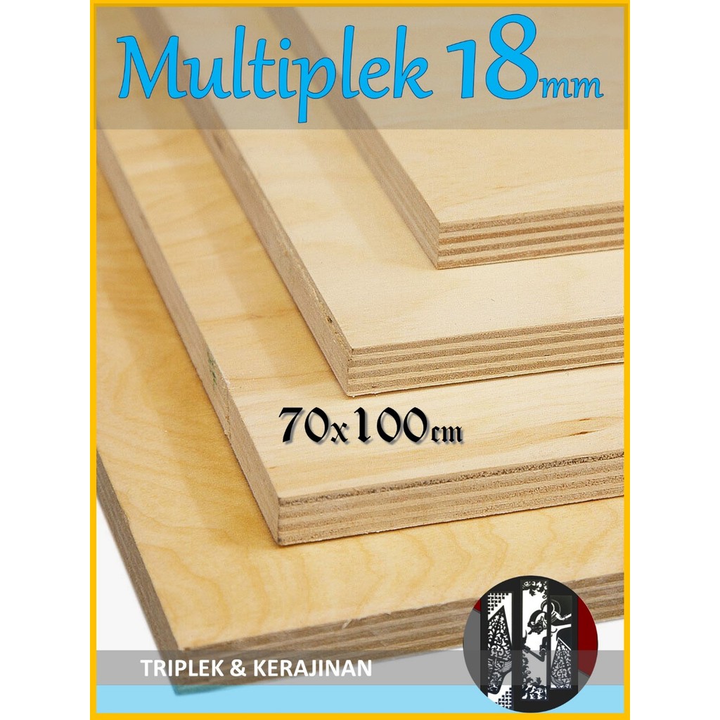 Triplek 18mm 70x100 cm Multiplek MDF Melamin Blokmin Blokboard 18 mm 100x70 | 70 x 100 | 100 x 70 cm