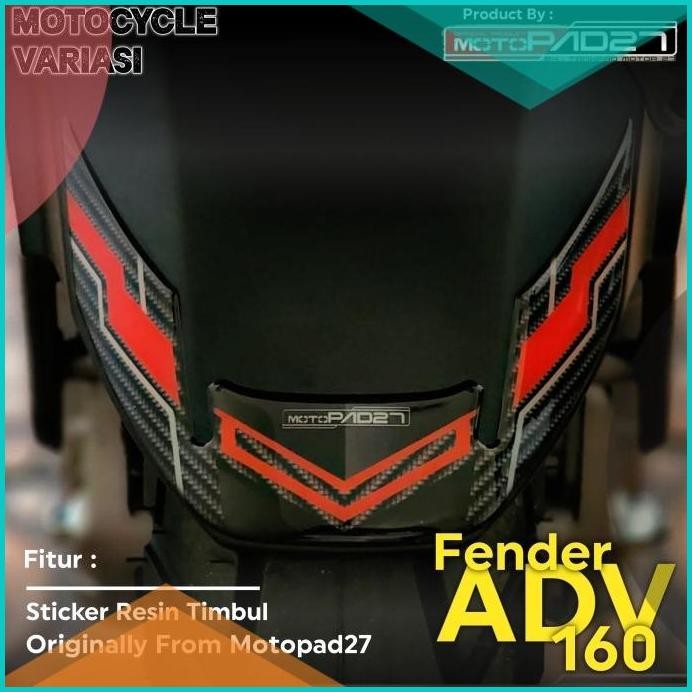 Stiker Spakbor Depan ADV 160 Sticker ADV 160 Cover Spakbor Depan ADV 1