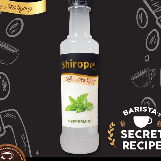 

Peppernt Syrup Coffee & Tea Shiroppu 350Ml| Sirup Tanpawarna&Pemanis