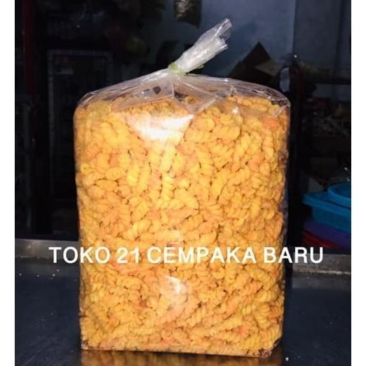 

Makaroni Spiral Goreng Jagung Bakar 1 Ball |Makroni Spiral Ulir Kiloan