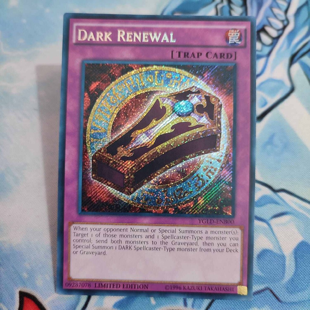 yugioh dark renewal YGLD secret rare  original