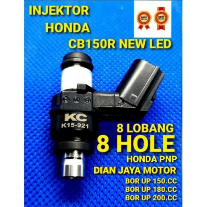 INJEKTOR HONDA CB150R 8HOLE PNP CRF,SUPRA GTR,PCX 150 MEREK KC PREMIER Import
