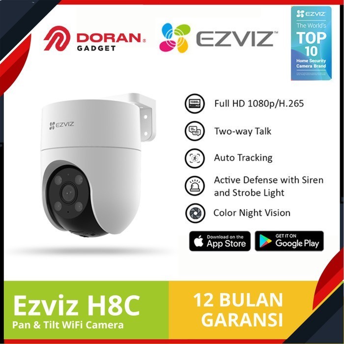 Sale Ezviz H8C 2Mp Smart Home Ip Camera Cctv Outdoor Cctv Ezviz H8C