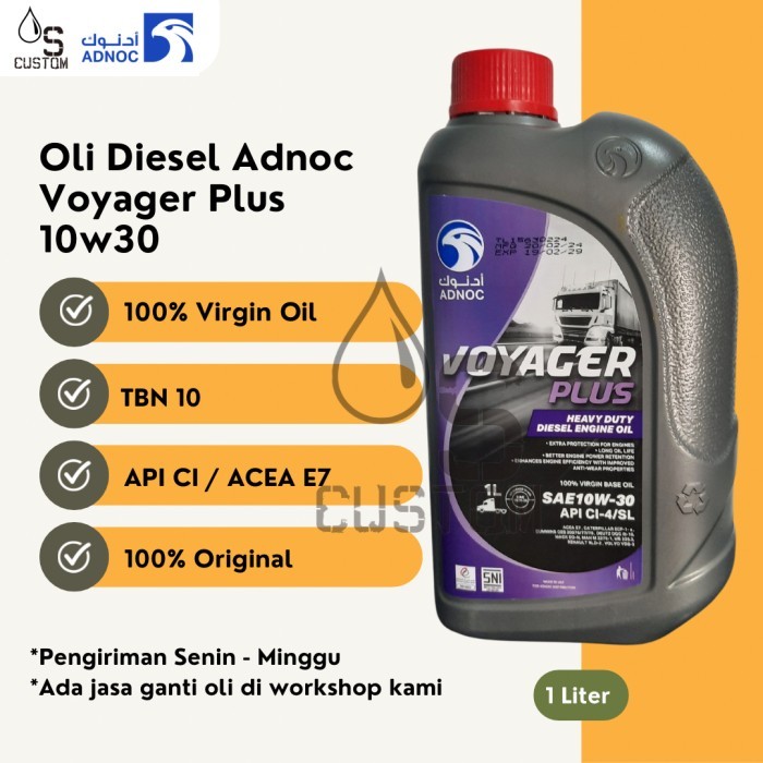 Oli Diesel Adnoc Voyager Plus 10w30