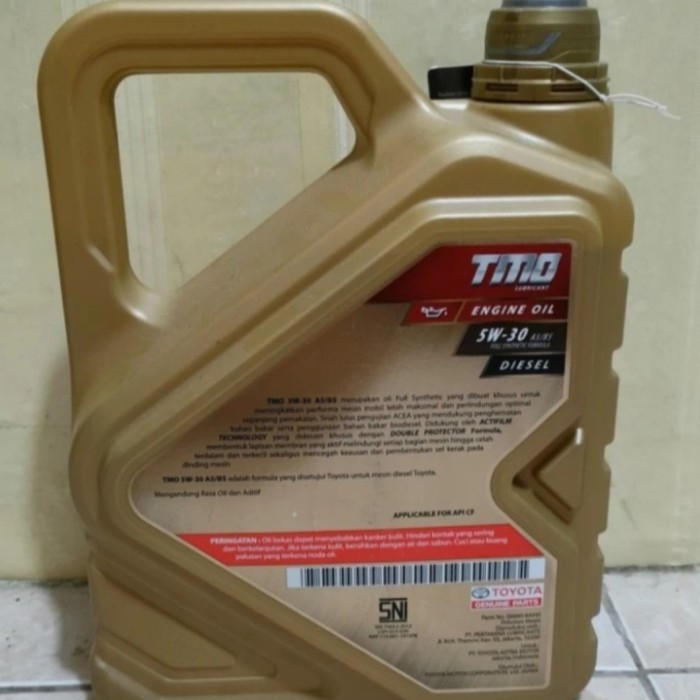 Oli TMO ( Toyota SAE 5w-30 Diesel ) 4 LITER ,Original