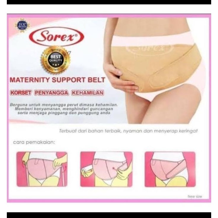Korset Penyangga Kehamilan, Stagen Penyangga Hamil Support Maternity Terbatas