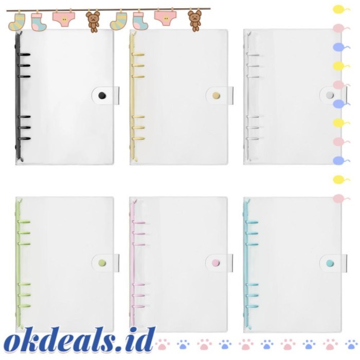 

Vee Okdeals Folder Transparan Pvc Perlengkapan Sekolah Stationery Notebook