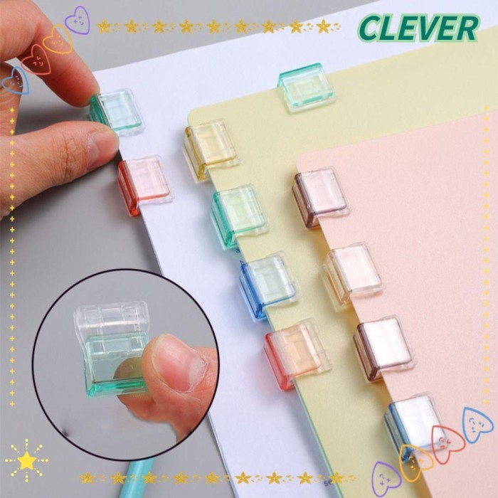 

Vee Clever 20Pcs Letter Paper Clip Perlengkapan Sekolah Alat Tulis