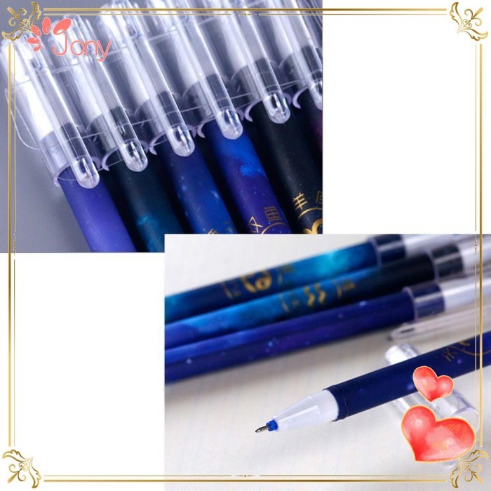 

Vee 12 Pcs/Set Gel Pen Sekolah Kantor Perlengkapan Kreatif Alat Tulis