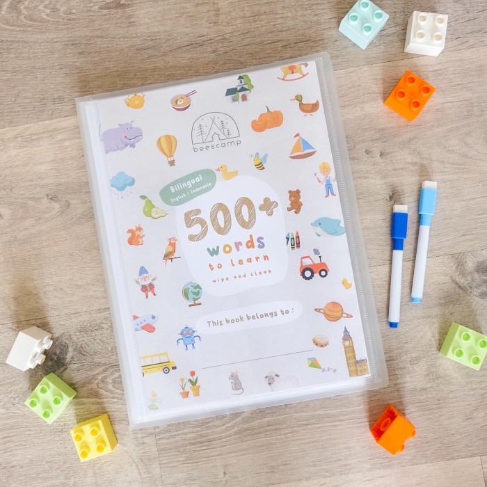 

Bana 500+ Words To Learn Wipe And Clean (Buku Edukasi / Activity Book Anak)