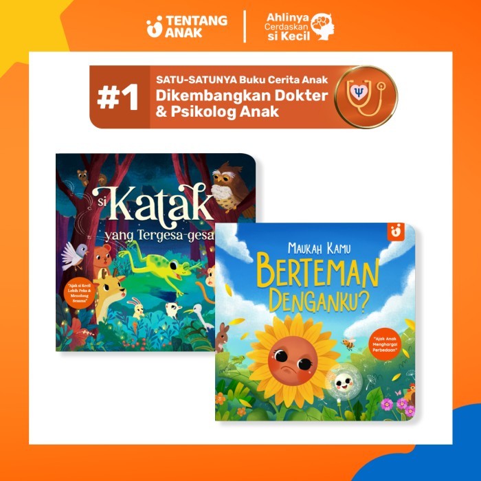 

Bana Tentang Anak - Paket 2 Buku Cerita Dongeng Anak: Si Katak + Berteman