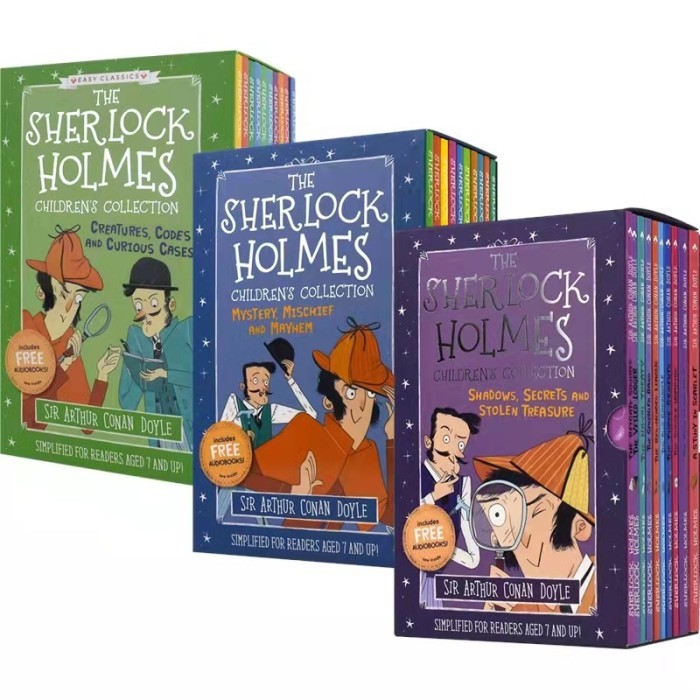 

Bana Buku Cerita Anak Sherlock Holmes Children'S Collection 1Set Isi 10Buku