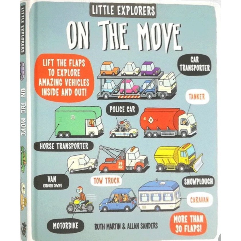 

Bana Buku Lift The Flap On The Move Vehicle Buku Anak Tentang Kendaraan