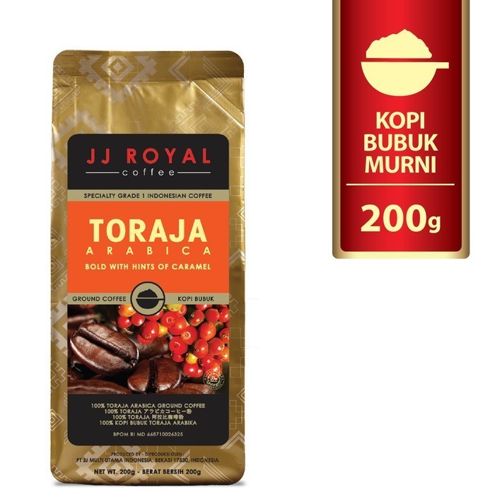 

Special Price 3 Jj Royal Coffee Toraja Arabica Bag 200G