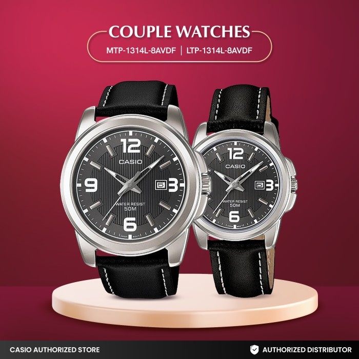 Casio Jam Tangan Couple Analog 1314L-8AVDF
