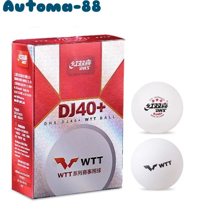 Bola Pingpong Dhs Wtt Dj40+ Tenis Meja Original Ori Ittf Bintang 3