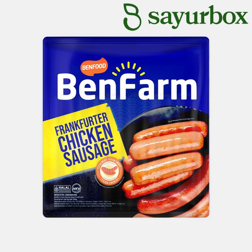 

Benfarm Frankfurter Chicken Sausage 300 gram