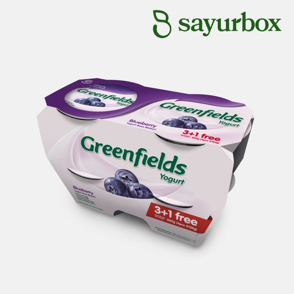 

Greenfields Yogurt Blueberry Multipack 4 x 125 gram