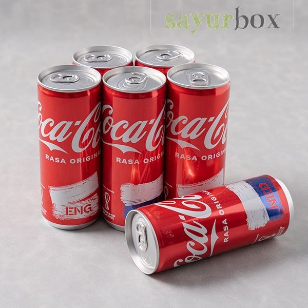 

Bundling - 6 x Coca-Cola Minuman Soda Original Kaleng 250 ml Sayurbox