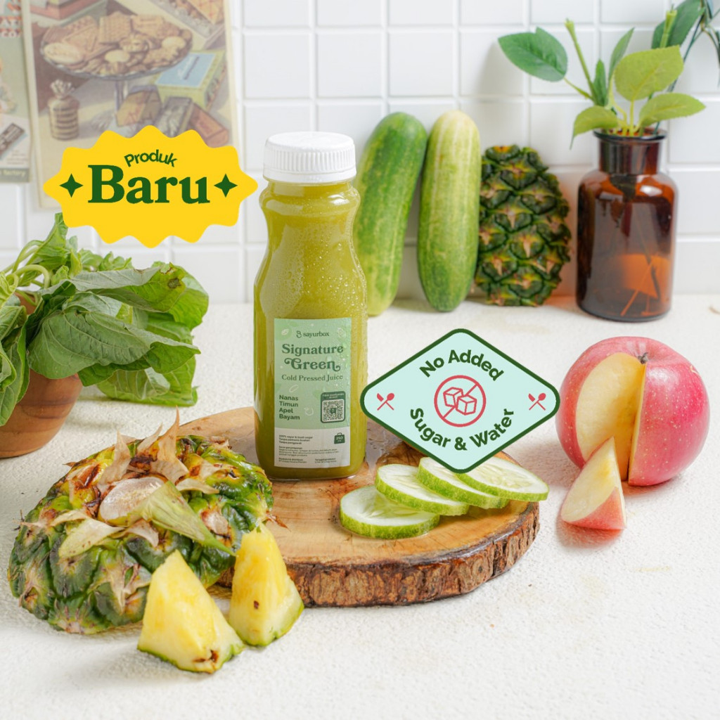 

Sayurbox Signature Cold Pressed Juice Green 250 ml