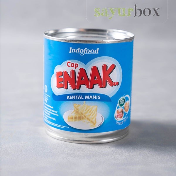 

Cap Enak Susu Kental Manis Putih Kaleng 370 gram Sayurbox