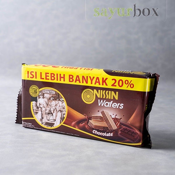 

Nissin wafer Chocolate 120 gram- 145 gram Sayurbox