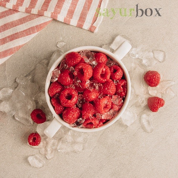 

Raspberry Frozen Konvensional 500 gram Sayurbox