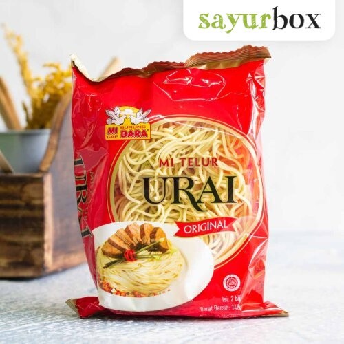 

Mi Cap Burung Dara Mi Telur Urai Original 140 gram Sayurbox