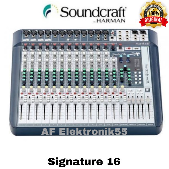 Mixer Soundcraft Signature 16 Original Garansi Resmi