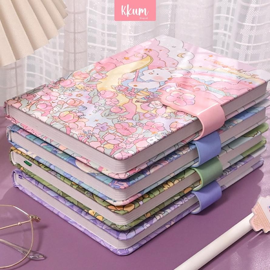 

ryu-56 Notebook rabbit cute/ Buku tulis karakter lucu/ Buku catatan jurnal diary Murah