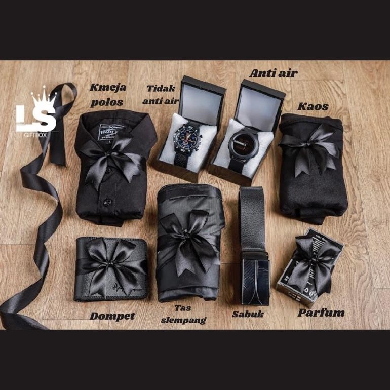 

Buruan Beli (Jam Anti Air)Hampers Cowok Edisi Full Black (Hard Box Premium) Yl-24