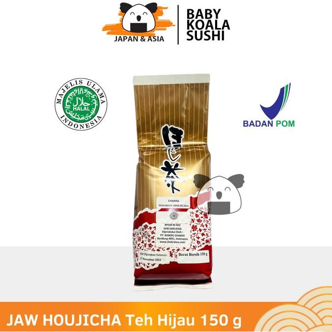 

TERBARU JAW HOUJICHA TEH HIJAU 150 G HALAL | JAPANESE ROASTED GREEN TEA !!!!!