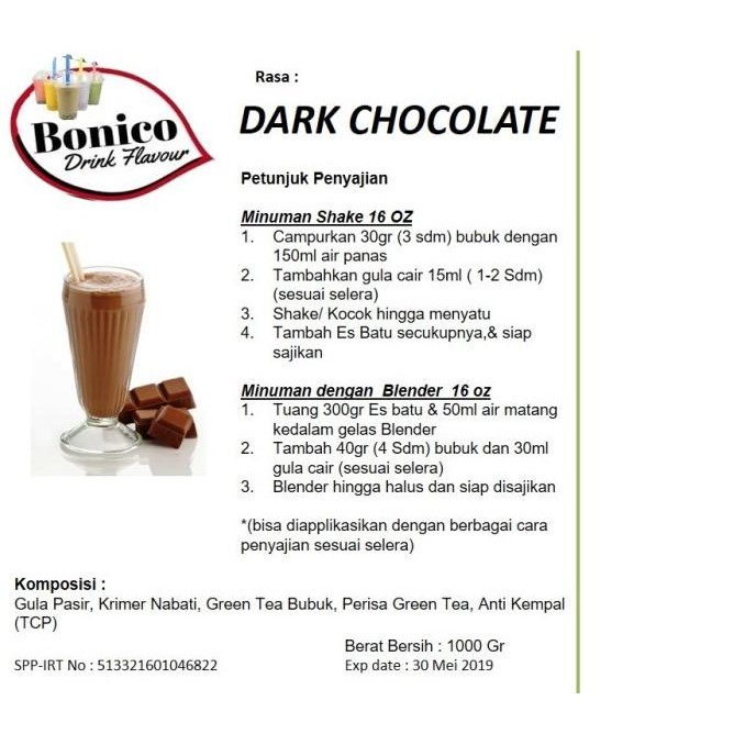 

NEW PRODUK DARK COKLAT POWDER 1KG CHOCOLATE BUBUK MINUMAN RASA KEKINIAN !!!!!
