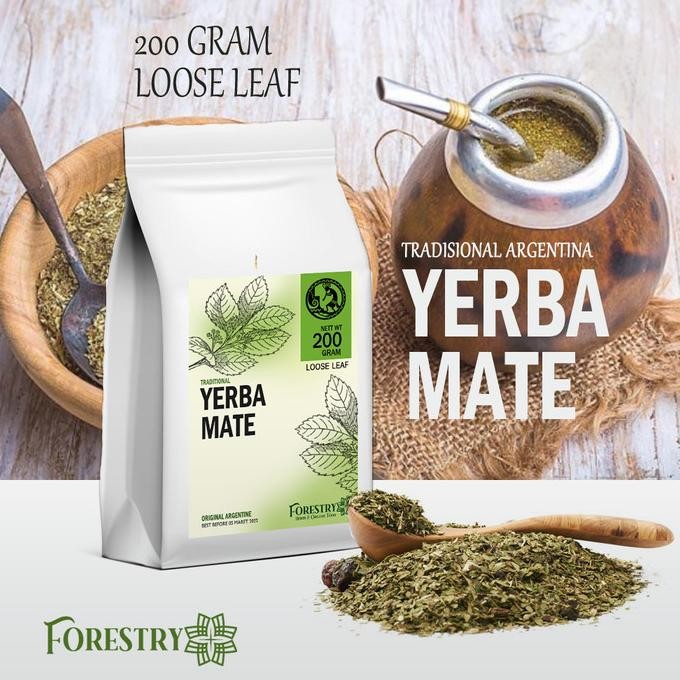 

TERBARU YERBA MATE TEA 200 GRAM LOOSE LEAF - TEH YERBAMATE ASLI ARGENTINA !!!!!