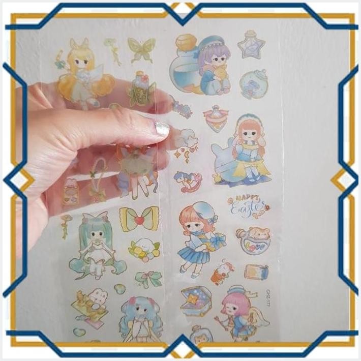 

[DOL] STICKER FAIRY GIRL SET ISI 2 PCS