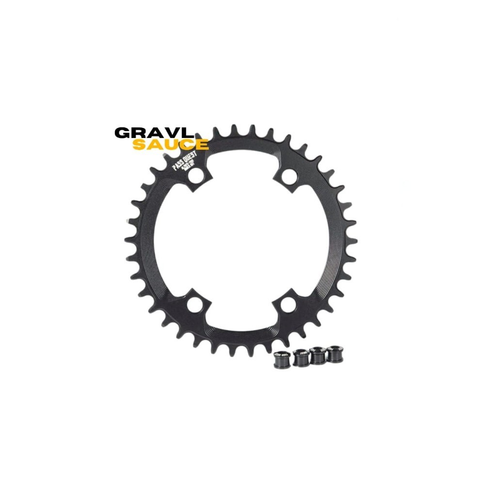 PASS QUEST CHAINRING 40T BCD 110 SHIMANO GRX CRANK ARM ROUND