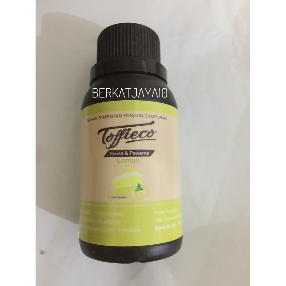

Toffieco Lemona dan Pewarna Pasta Perisa Essence Lemon 100 gr