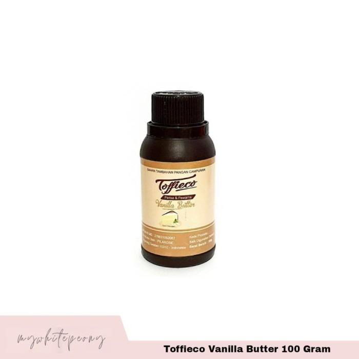 

Toffieco Vanilla Butter 100 Gram